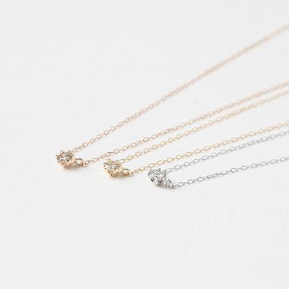 K18YG ダイヤモンド 0.10ct ネックレス ｜66-8977