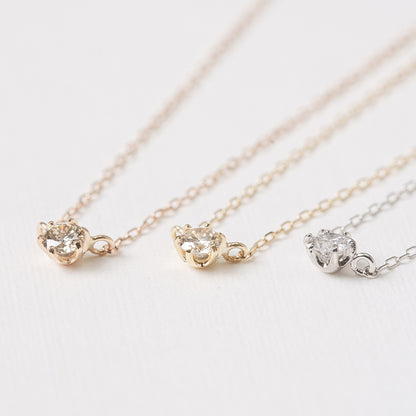 K18YG ダイヤモンド 0.10ct ネックレス ｜66-8977